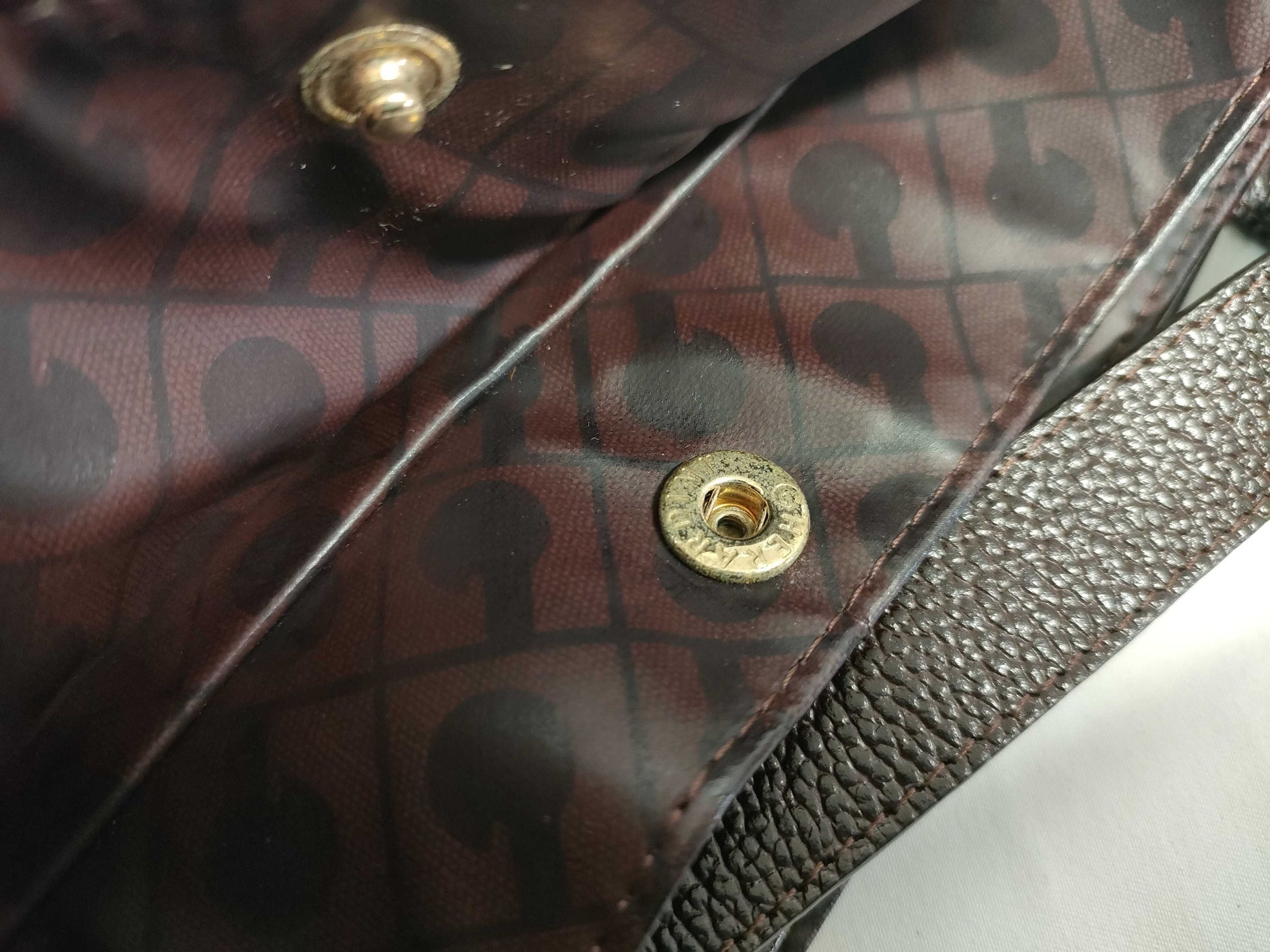 GHERARDINI Softy Tote Bag, Handbag, Wine Red, Nylon and Leather Tote Bag