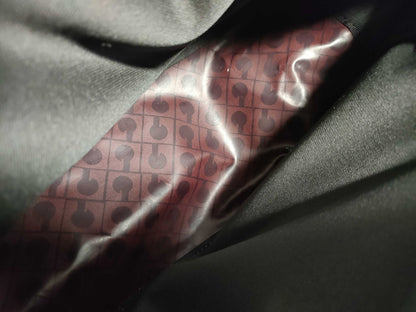 GHERARDINI Softy Tote Bag, Handbag, Wine Red, Nylon and Leather Tote Bag