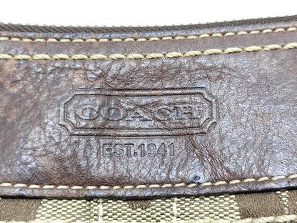 COACH Signature Nylon Shoulder Bag