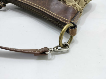 COACH Signature Nylon Shoulder Bag