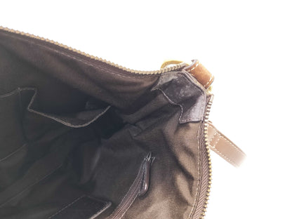 COACH Signature Nylon Shoulder Bag