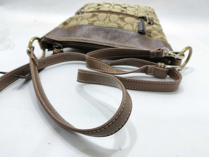 COACH Signature Nylon Shoulder Bag