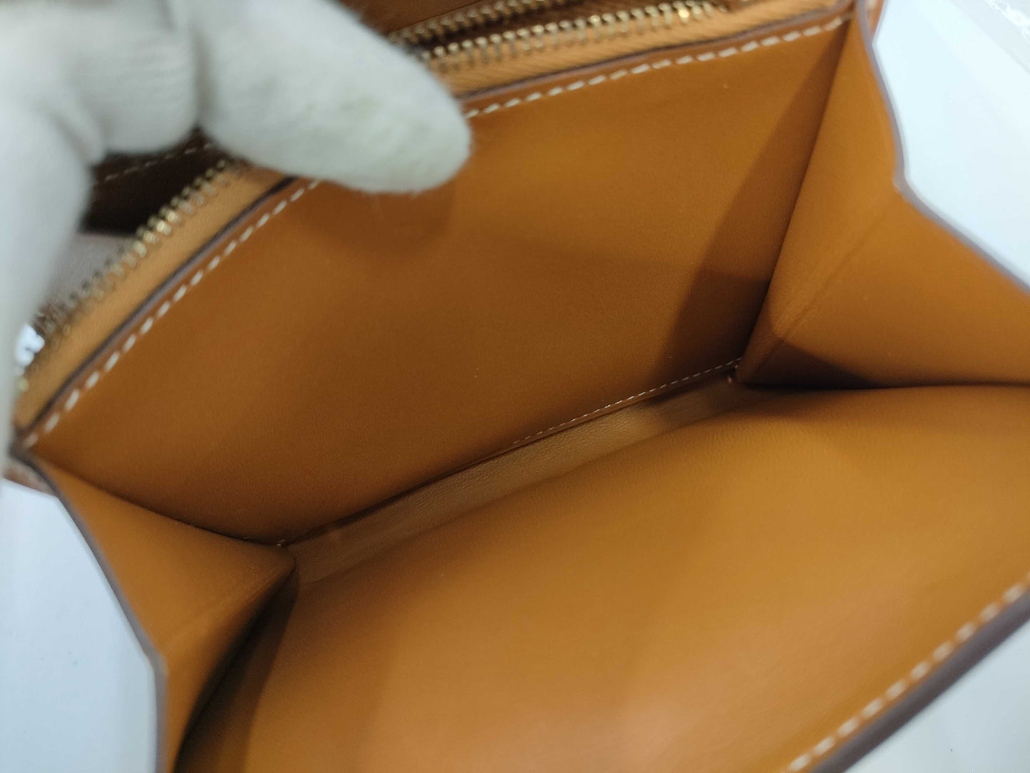 HERMES HERMES Constance Compact Swift X Engraved Wallet