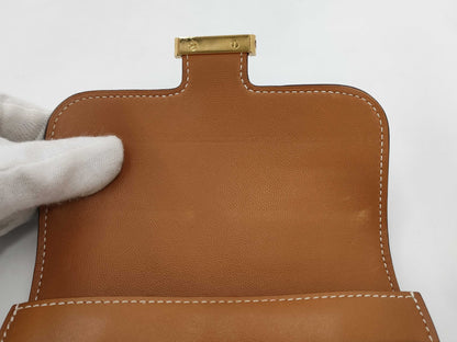 HERMES HERMES Constance Compact Swift X Engraved Wallet
