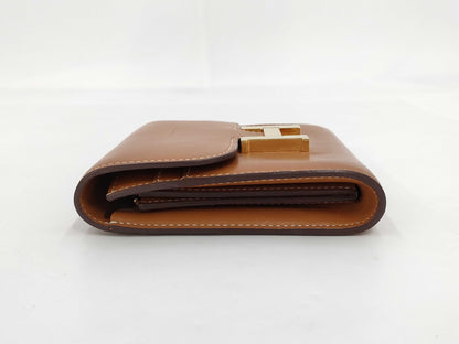 HERMES HERMES Constance Compact Swift X Engraved Wallet
