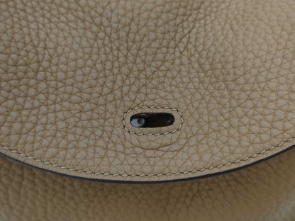HERMES Lindy 26 Handbag in Taurillon Brown with Silver Hardware 