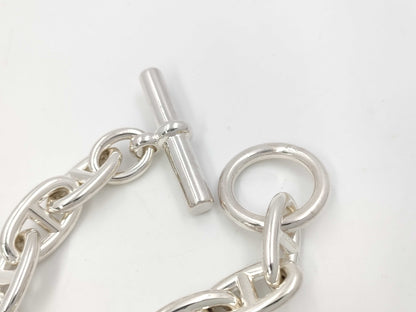 HERMES Chaine d'Ancre GM 13-link 925 bracelet, total weight 70.94g