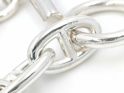HERMES Chaine d'Ancre GM 13-link 925 bracelet, total weight 70.94g