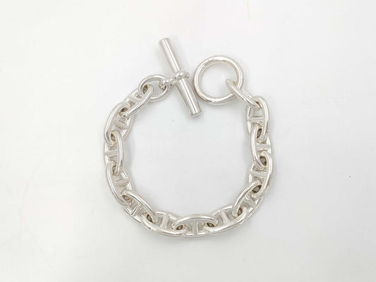 HERMES Chaine d'Ancre GM 13-link 925 bracelet, total weight 70.94g