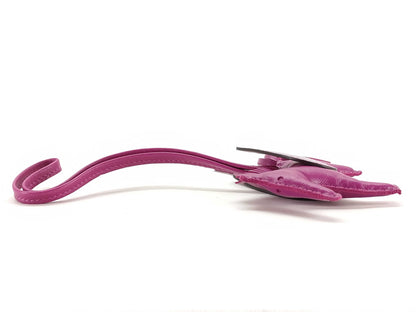 HERMES [Engraved] U Hermes Rodeo Charm Pegasus Touch Lizard Pink Purple U Engraved Charm