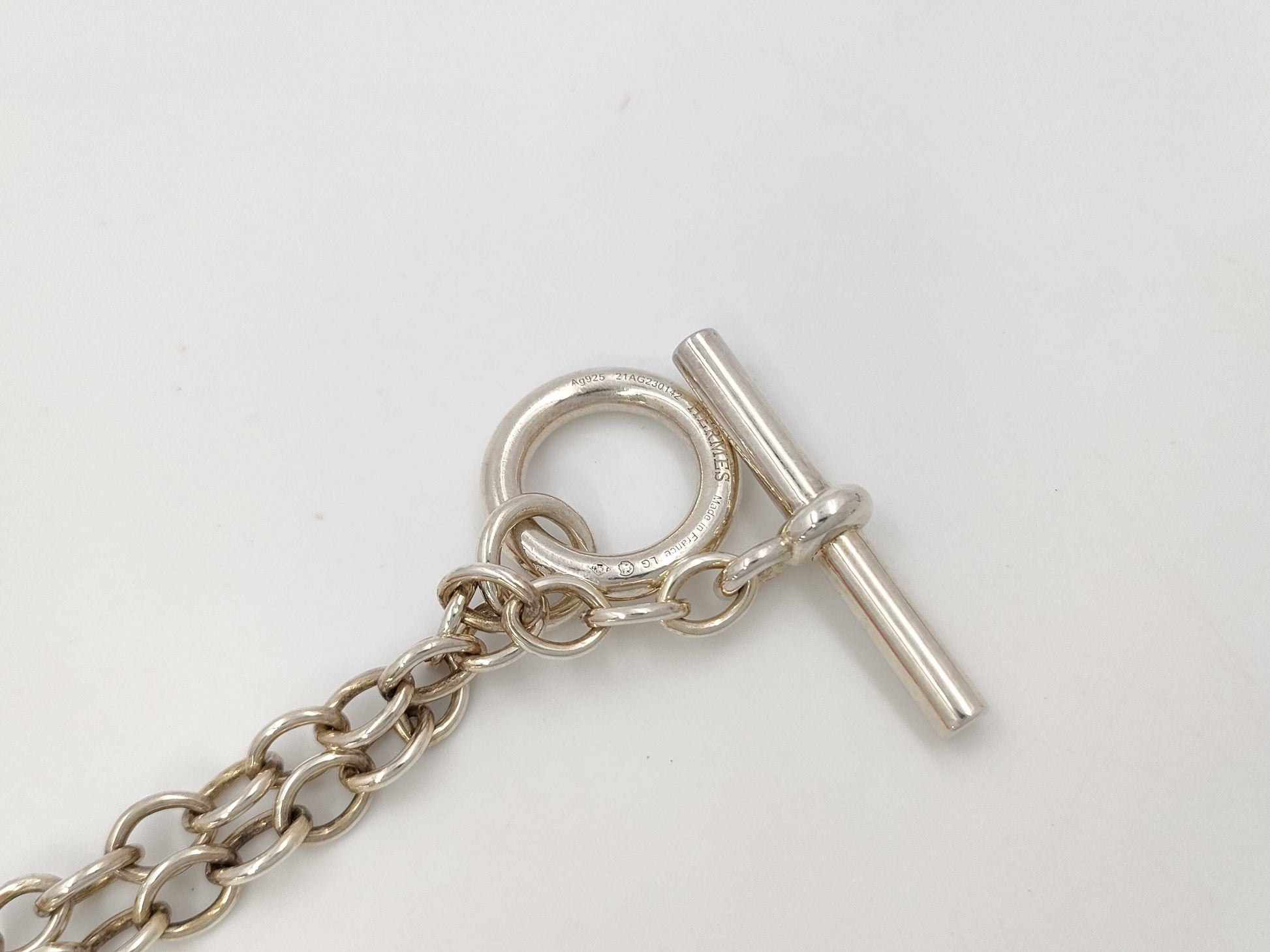 HERMES Chaine d'Ancre Reponse TGM Necklace, 925, Total Weight: Approx. 73.9g