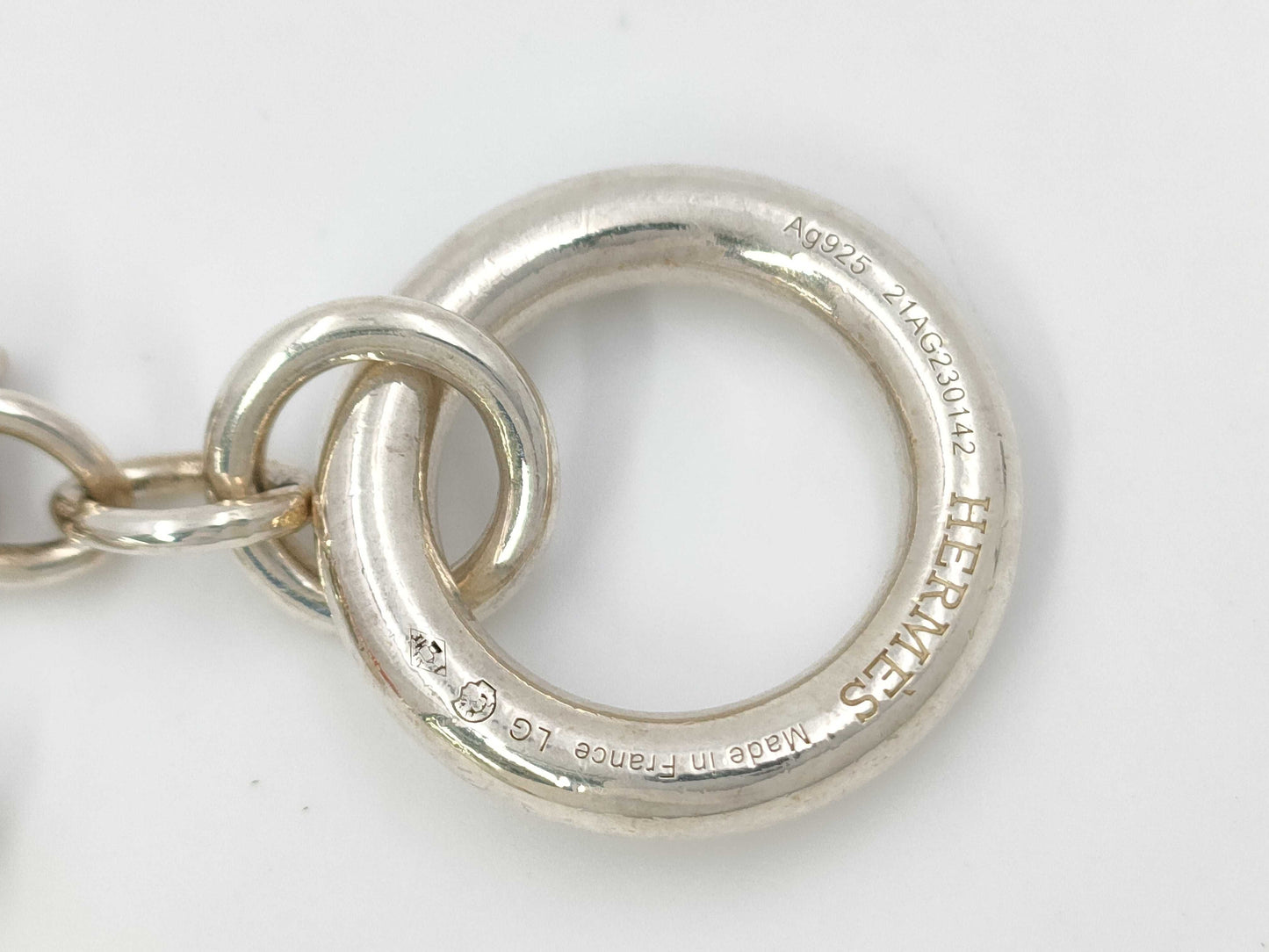 HERMES Chaine d'Ancre Reponse TGM Necklace, 925, Total Weight: Approx. 73.9g