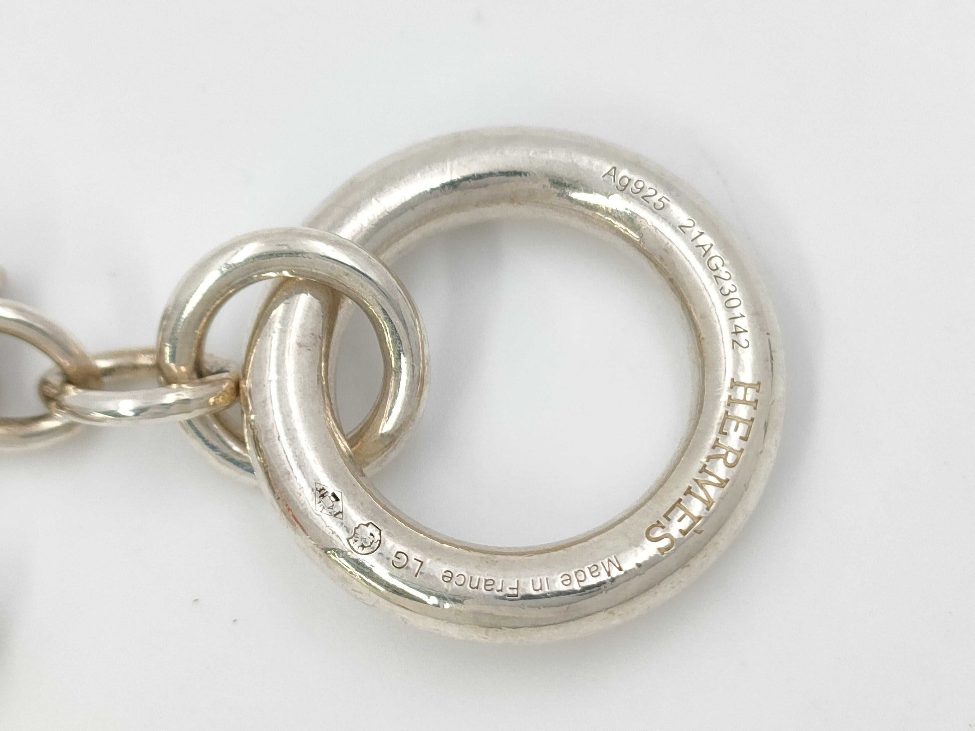 HERMES Chaine d'Ancre Reponse TGM Necklace, 925, Total Weight: Approx. 73.9g