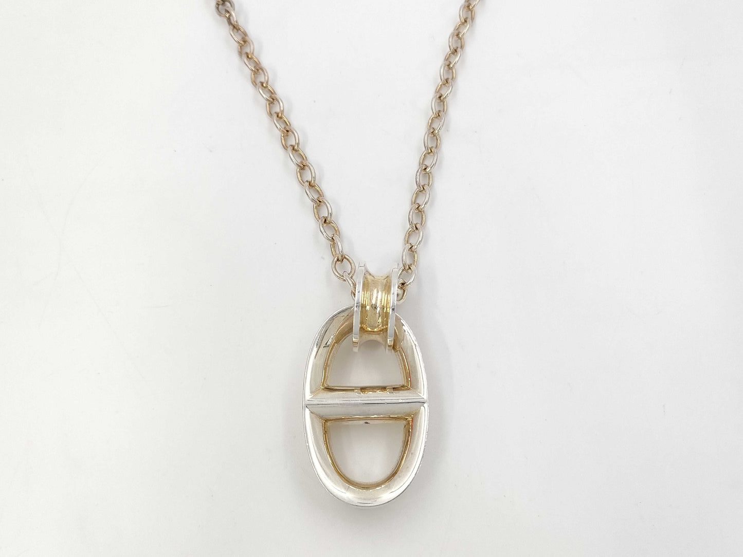 HERMES Chaine d'Ancre Reponse TGM Necklace, 925, Total Weight: Approx. 73.9g