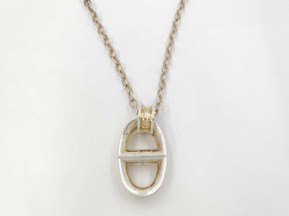 HERMES Chaine d'Ancre Reponse TGM Necklace, 925, Total Weight: Approx. 73.9g