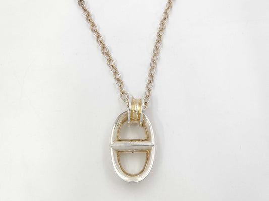 HERMES Chaine d'Ancre Reponse TGM Necklace, 925, Total Weight: Approx. 73.9g