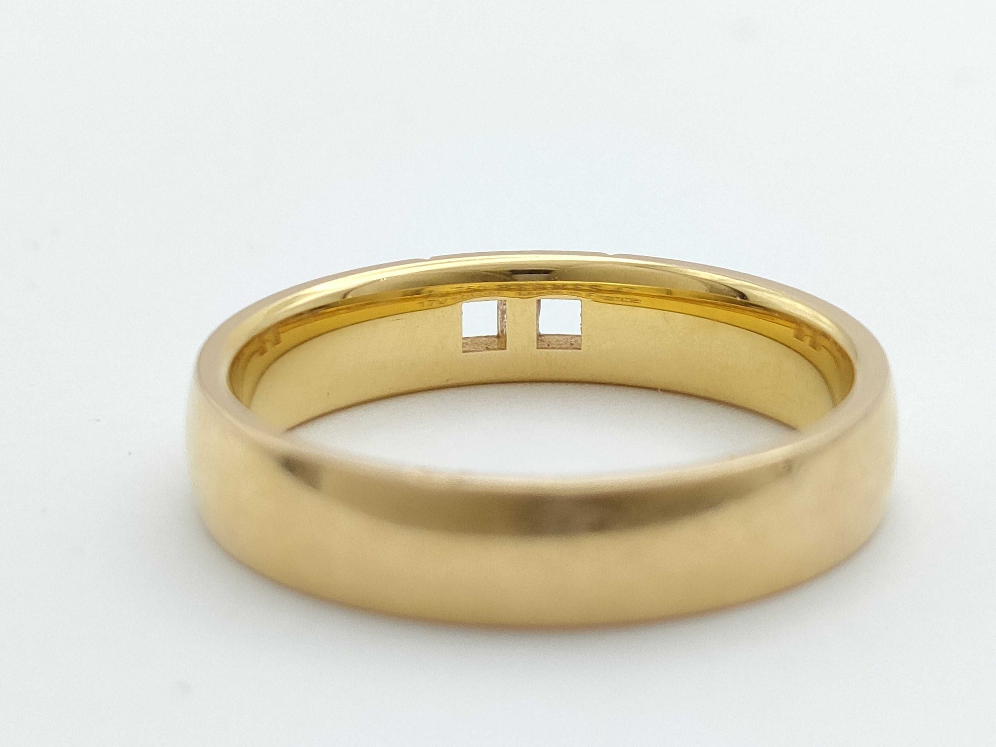 HERMES Hercules #47 Diamond Ring in Yellow Gold and AU750, 3.0g 