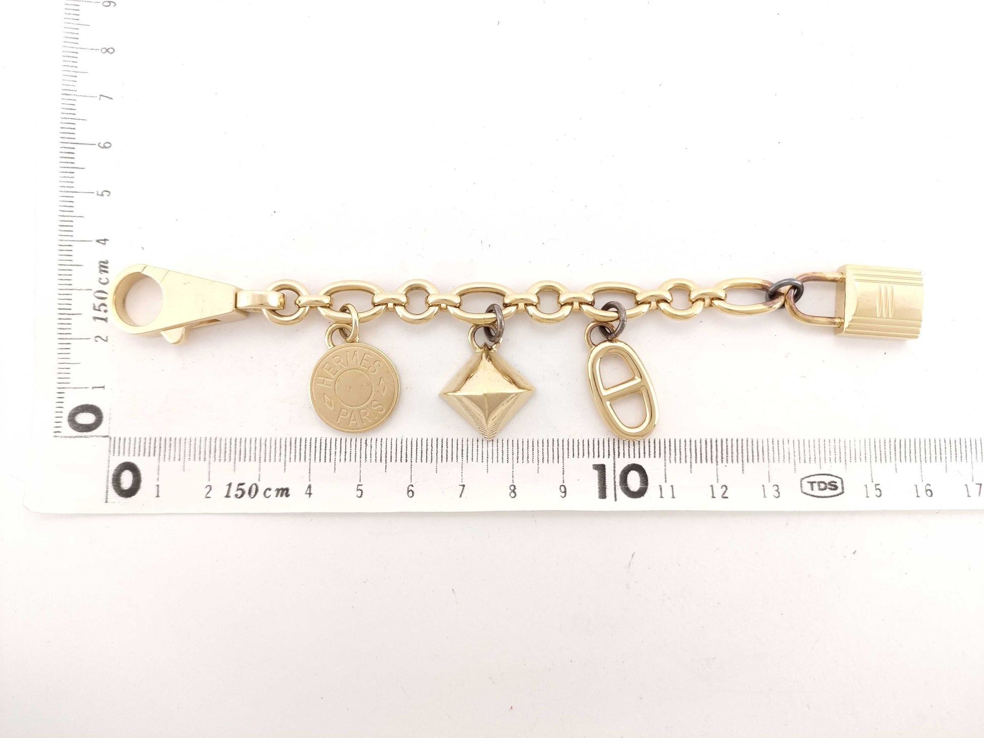 HERMES Hermes Accessory Charm Gold Charm