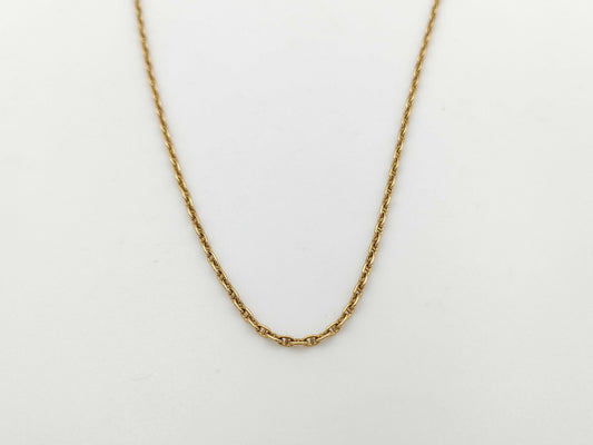 HERMES Mini PG/YG AU750 4.6g Necklace 