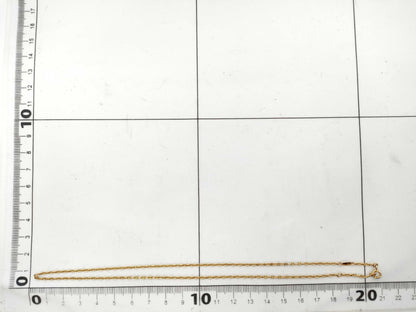 HERMES Mini PG/YG AU750 4.6g Necklace 