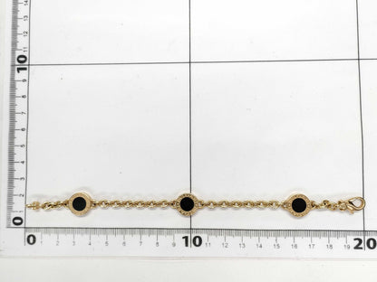 BVLGARI BB Onyx YG 750 24.5g Bracelet/Bangle 
