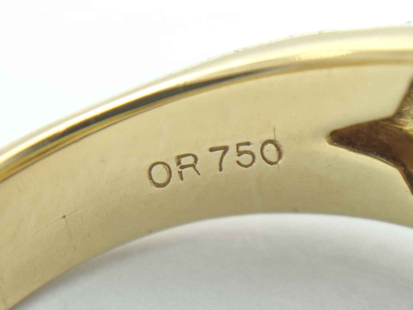 CHANEL Comet Pearl and Diamond Ring, Yellow Gold 750, 11.8g 
