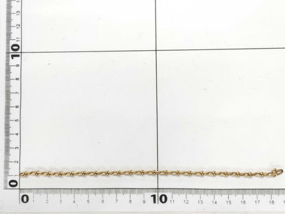 Tiffany & Co. Hardware Microlink YG Au750 10.2g Bracelet/Bangle 