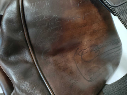 Berluti Boston Bag 2-way Calligraphy Boston Bag