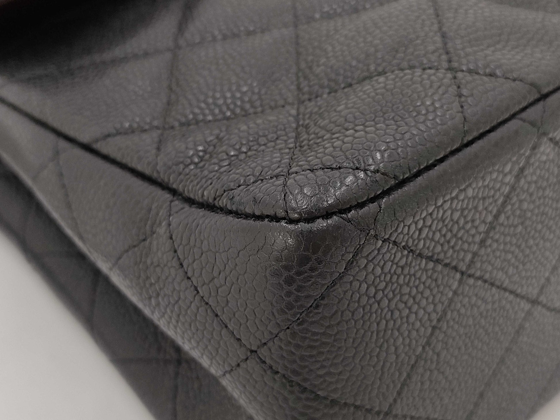 CHANEL Matelasse Double Flap Jumbo Shoulder Bag