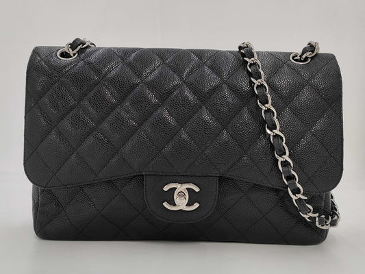 CHANEL Matelasse Double Flap Jumbo Shoulder Bag