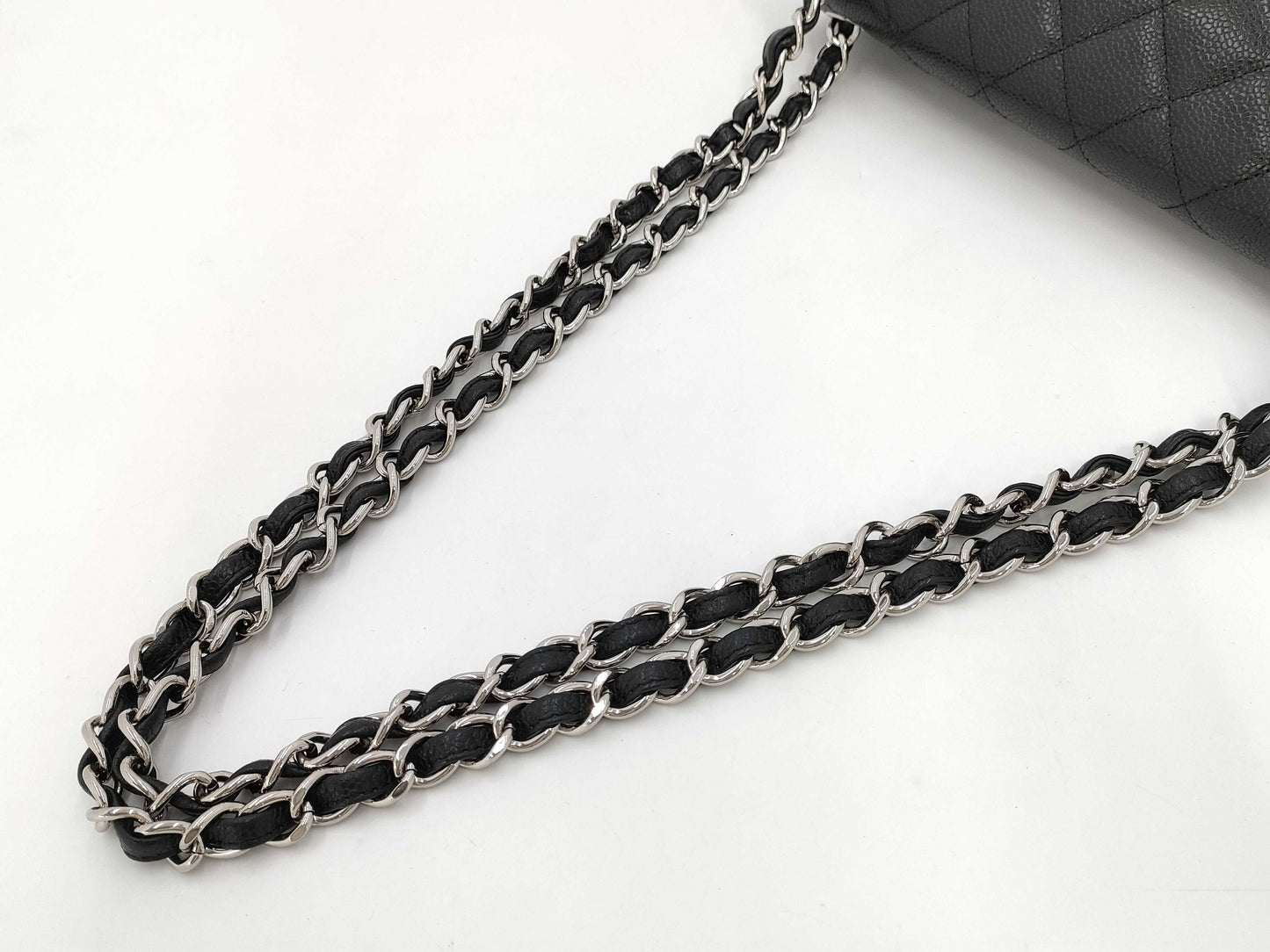 CHANEL Matelasse Double Flap Jumbo Shoulder Bag