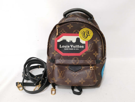 LOUIS VUITTON Monogram LV Palm Springs Mini World Tour Backpack