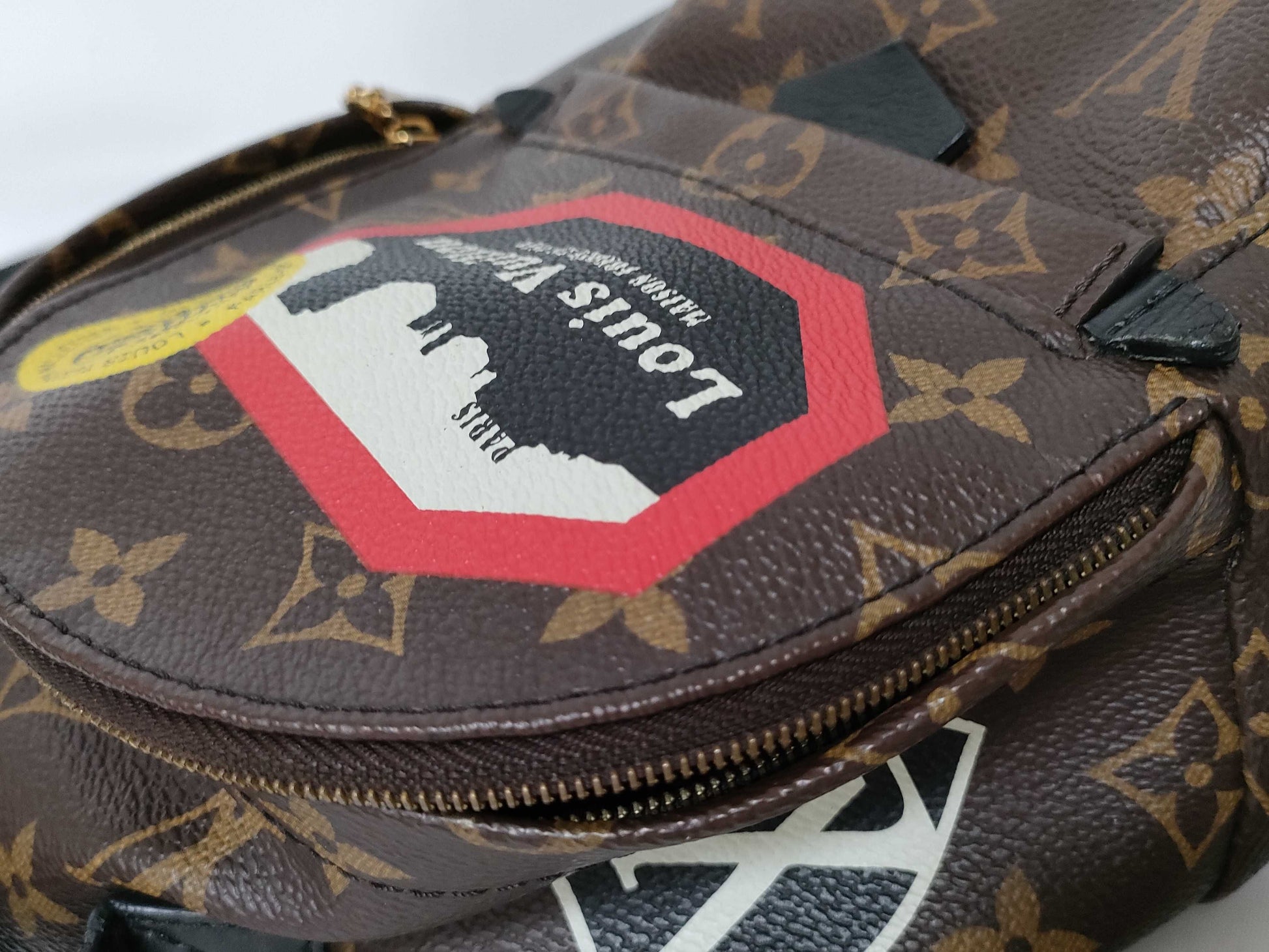 LOUIS VUITTON Monogram LV Palm Springs Mini World Tour Backpack