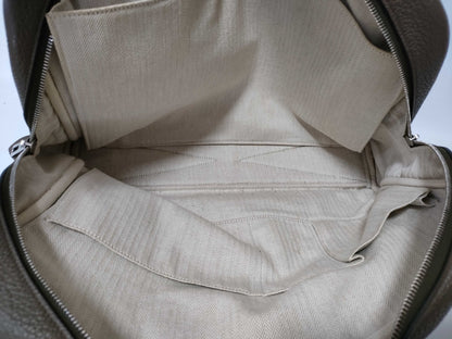 HERMES Victoria 35 Etoupe Silver Hardware Handbag