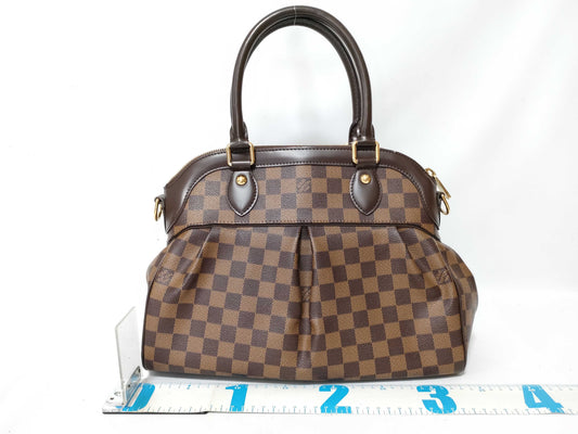 LOUIS VUITTON Damier LV Trevi PM Strap Handbag