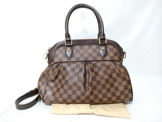 LOUIS VUITTON Damier LV Trevi PM Strap Handbag