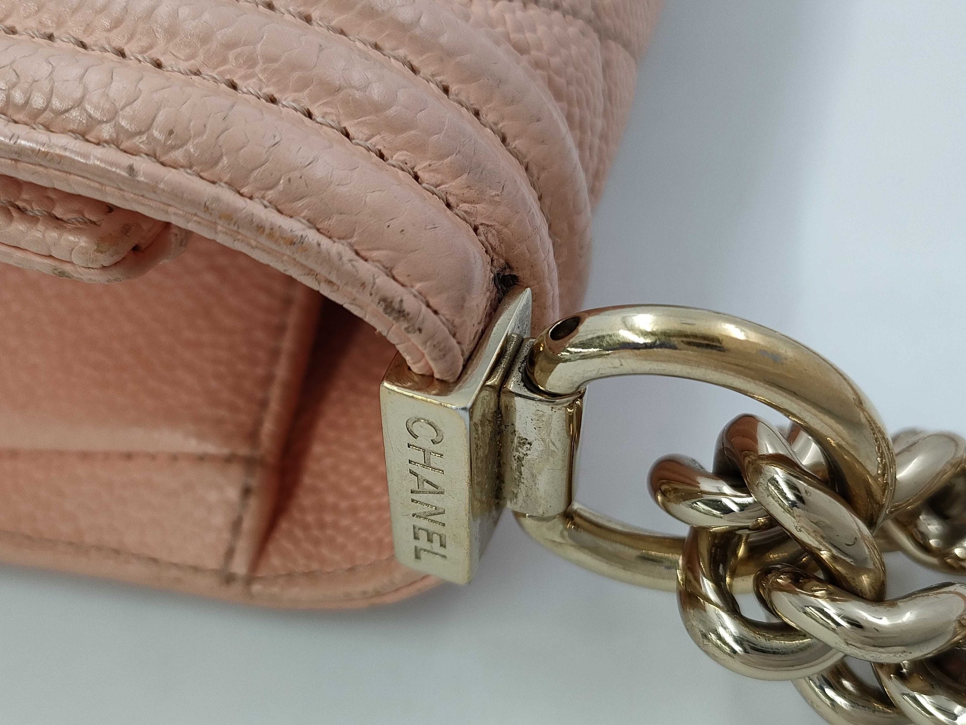 CHANEL Boy Chanel Caviar Skin Shoulder Bag, No. 29, Gala