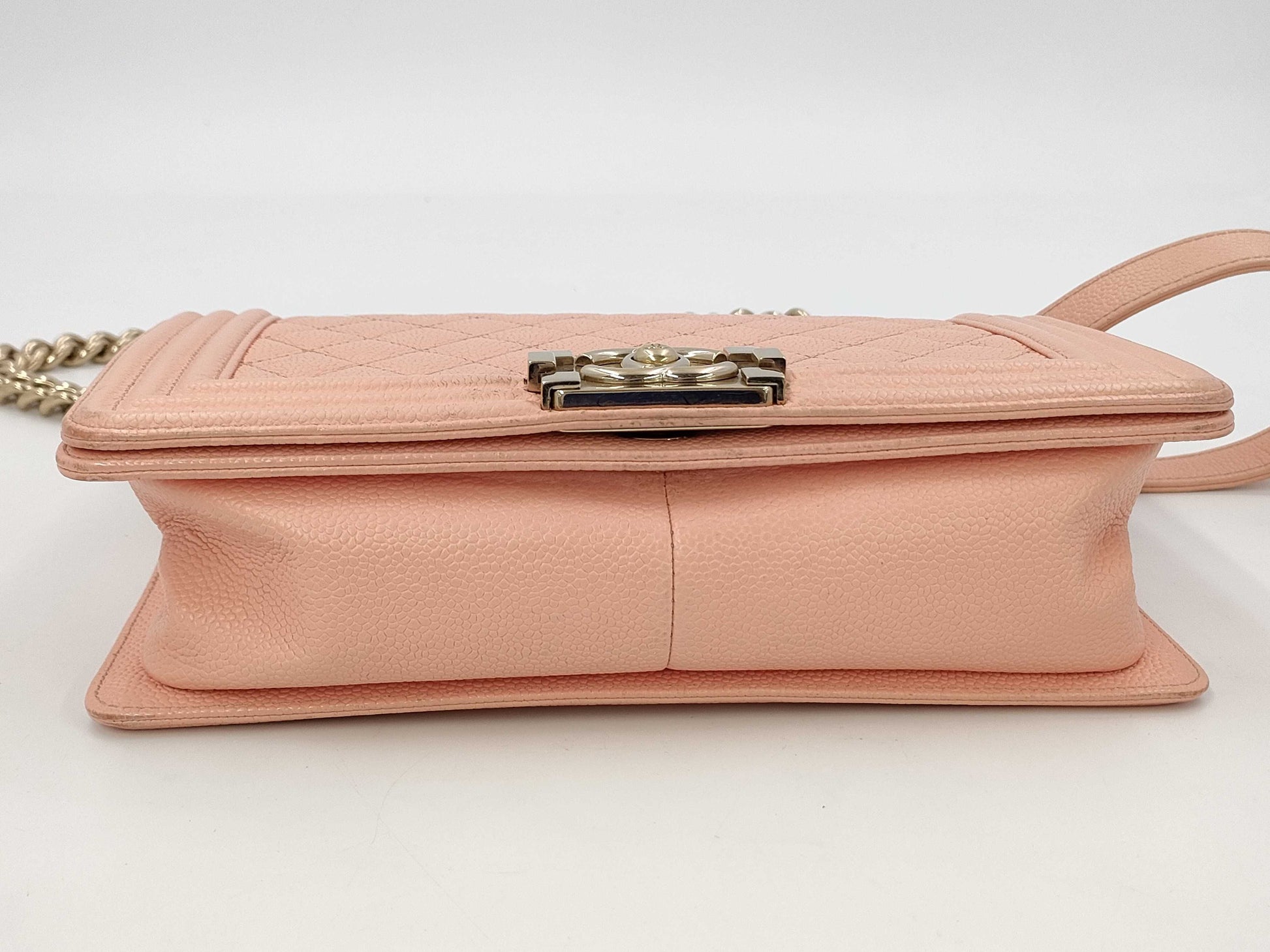CHANEL Boy Chanel Caviar Skin Shoulder Bag, No. 29, Gala