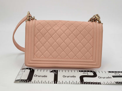 CHANEL Boy Chanel Caviar Skin Shoulder Bag, No. 29, Gala
