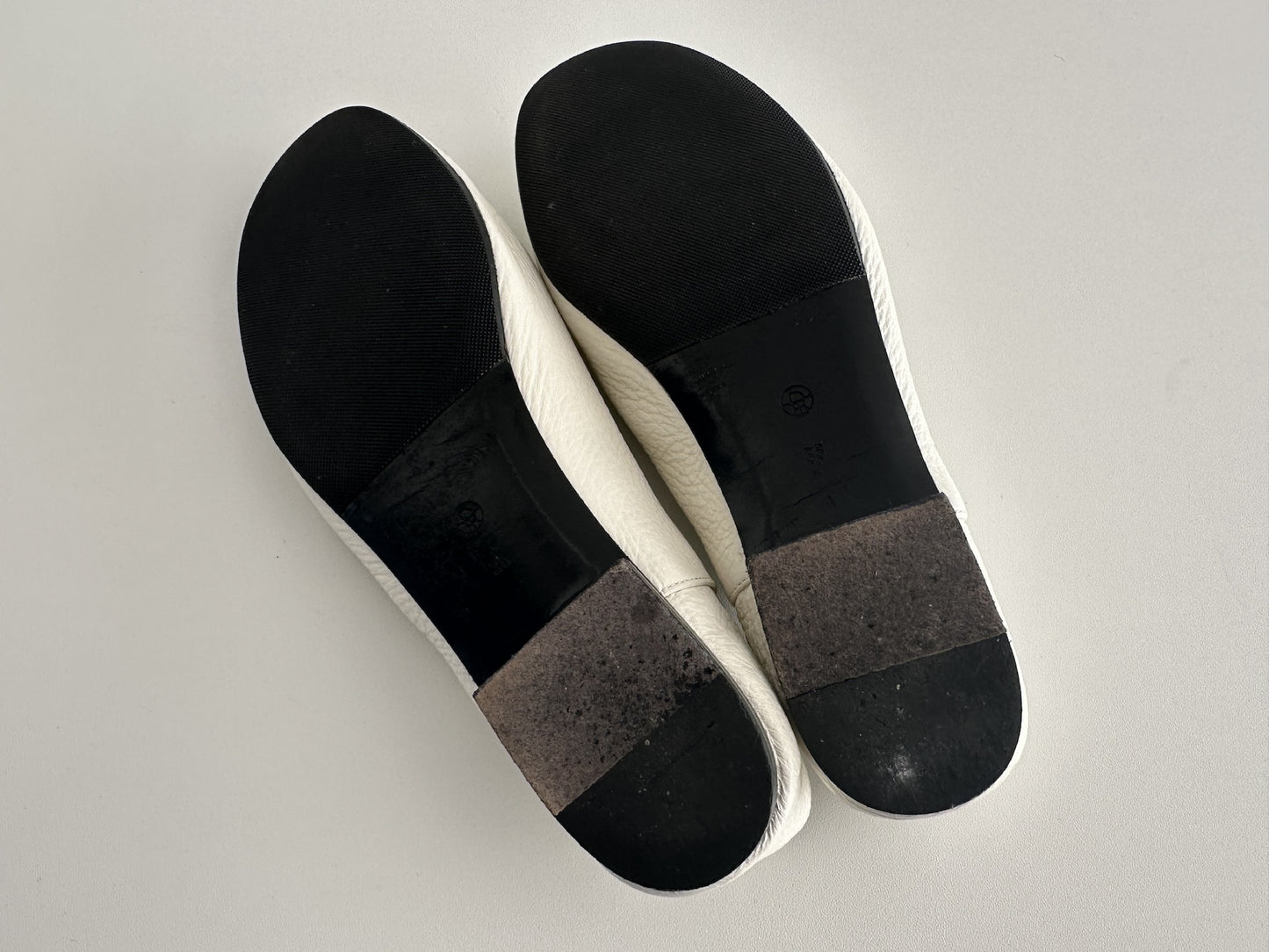 THE ROW Slip-on Shoes, White, Size 36, Other Shoes