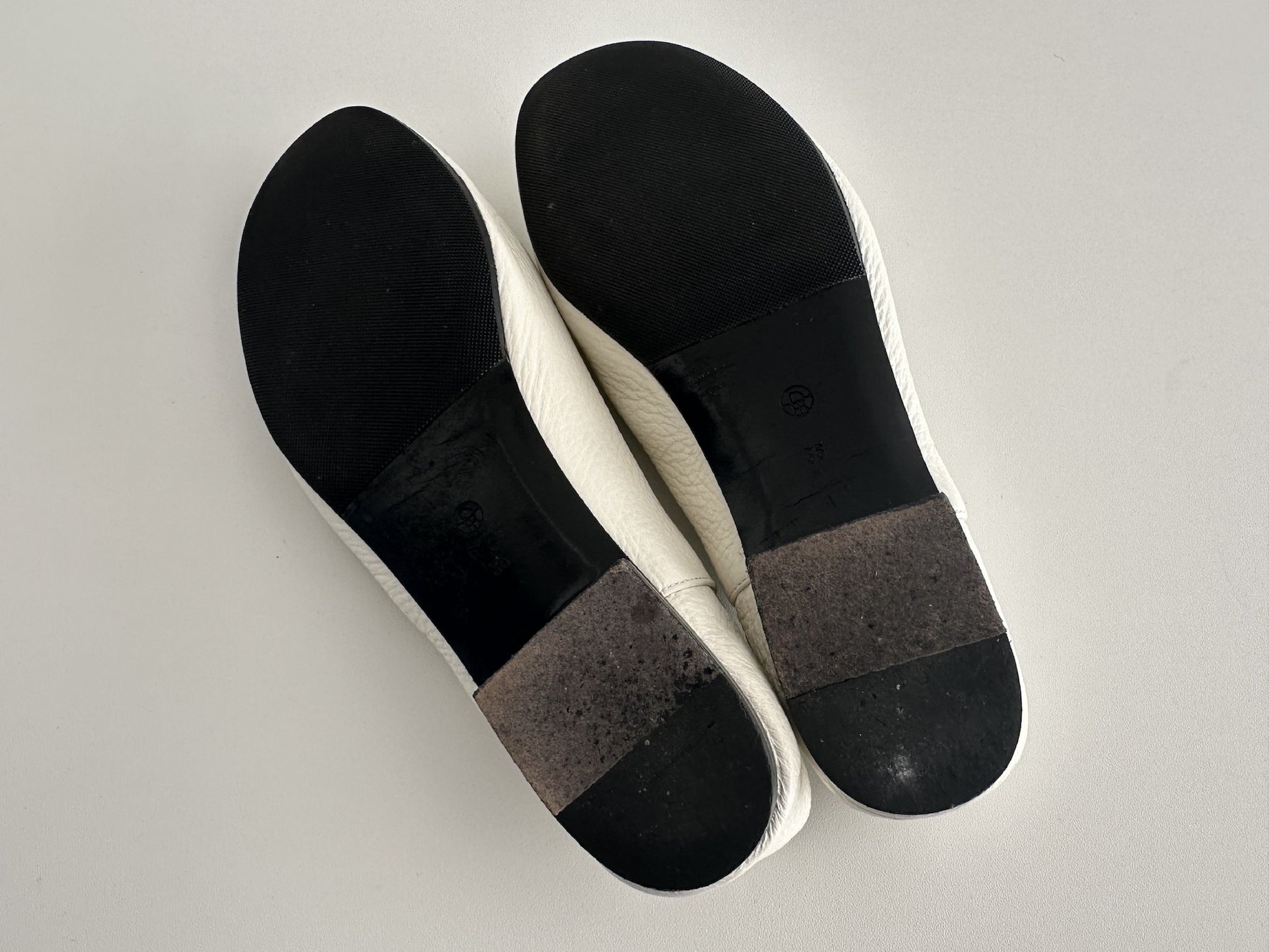 THE ROW Slip-on Shoes, White, Size 36, Other Shoes