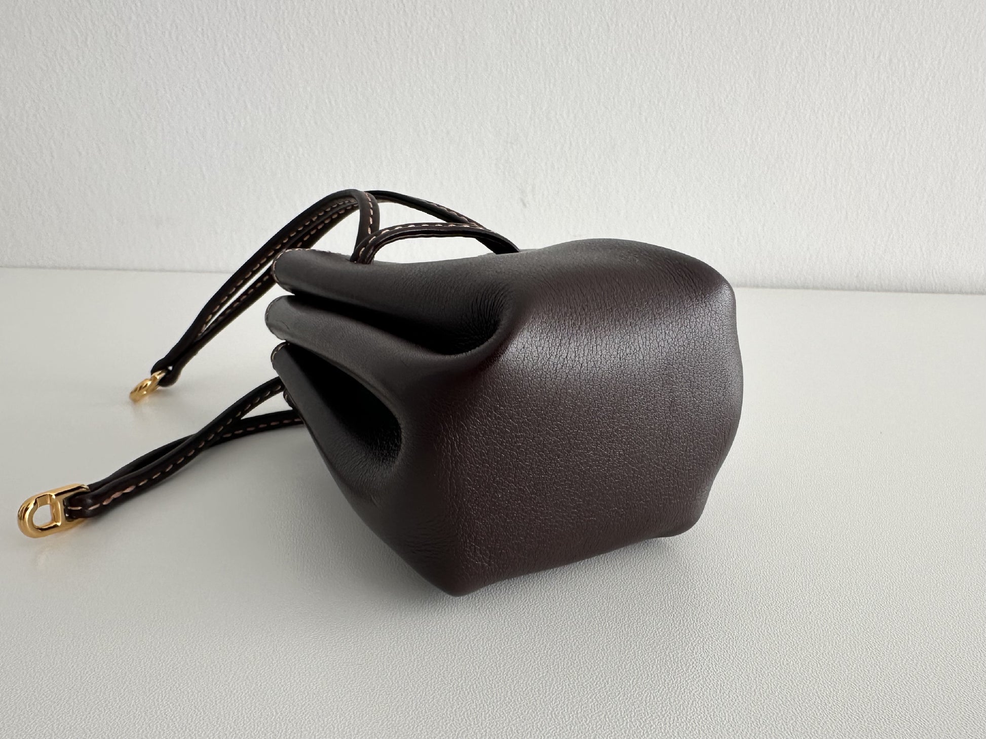 HERMES HERMES Vespa Pouch Dark Brown