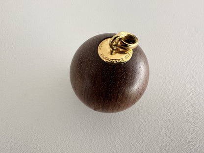 HERMES HERMES Serie Wood Ball Necklace Necklace