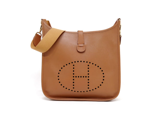 HERMES Evelyn ◯X Shoulder Bag Couchvel Shoulder Bag