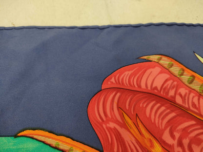 HERMES Carré HERMES Carré 90 Mexican Buddha Carnival Scarf