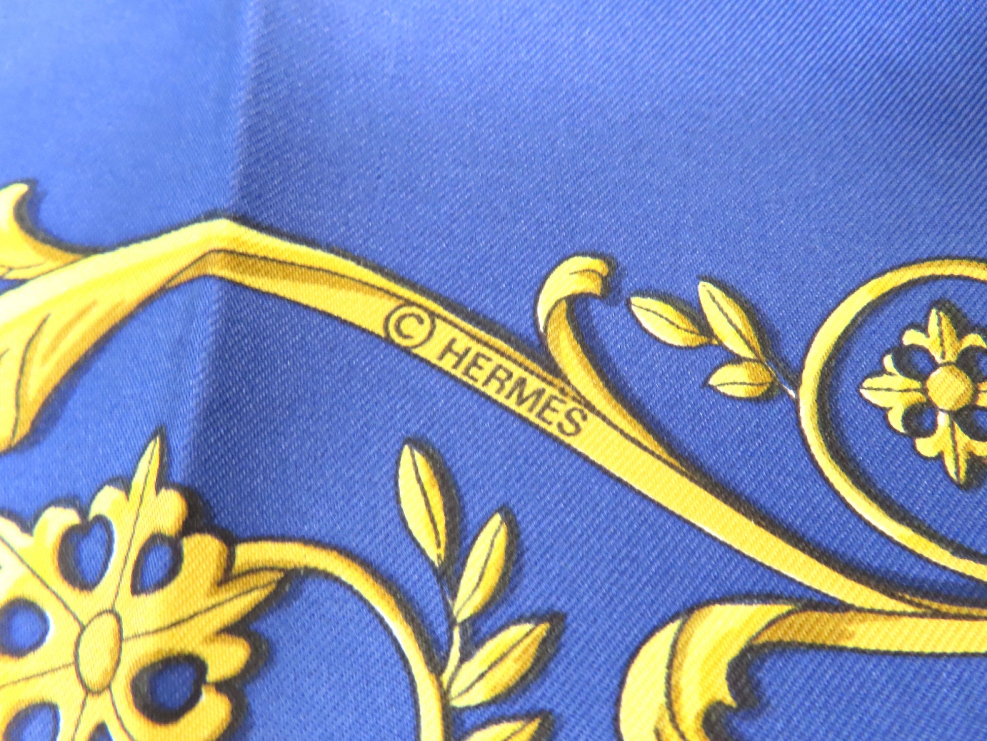 HERMES HERMES Carré 90 Walk to Longchamp Scarf