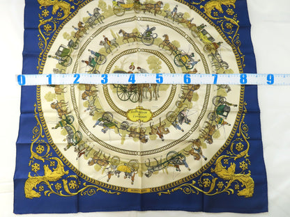 HERMES HERMES Carré 90 Walk to Longchamp Scarf