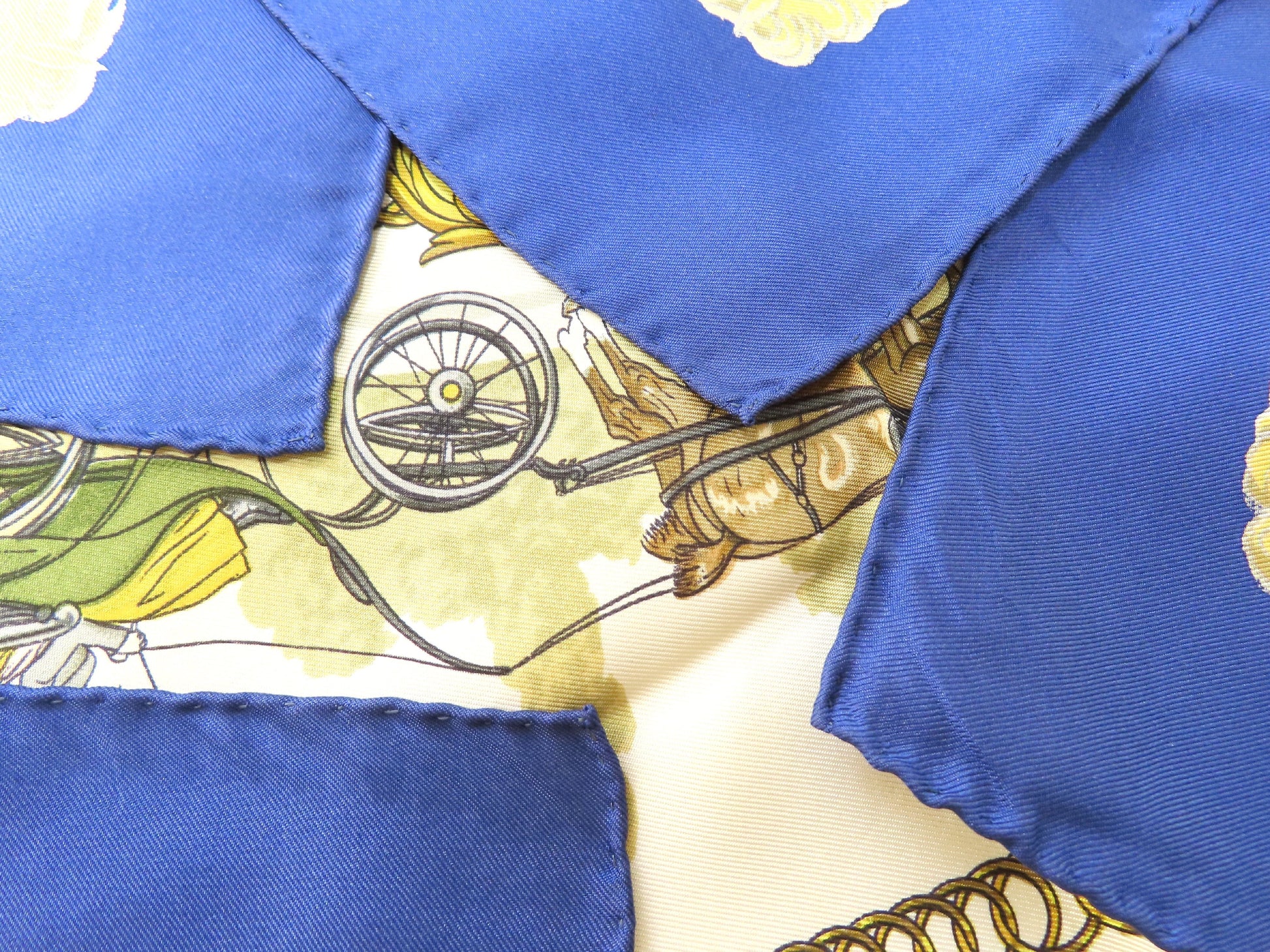 HERMES HERMES Carré 90 Walk to Longchamp Scarf