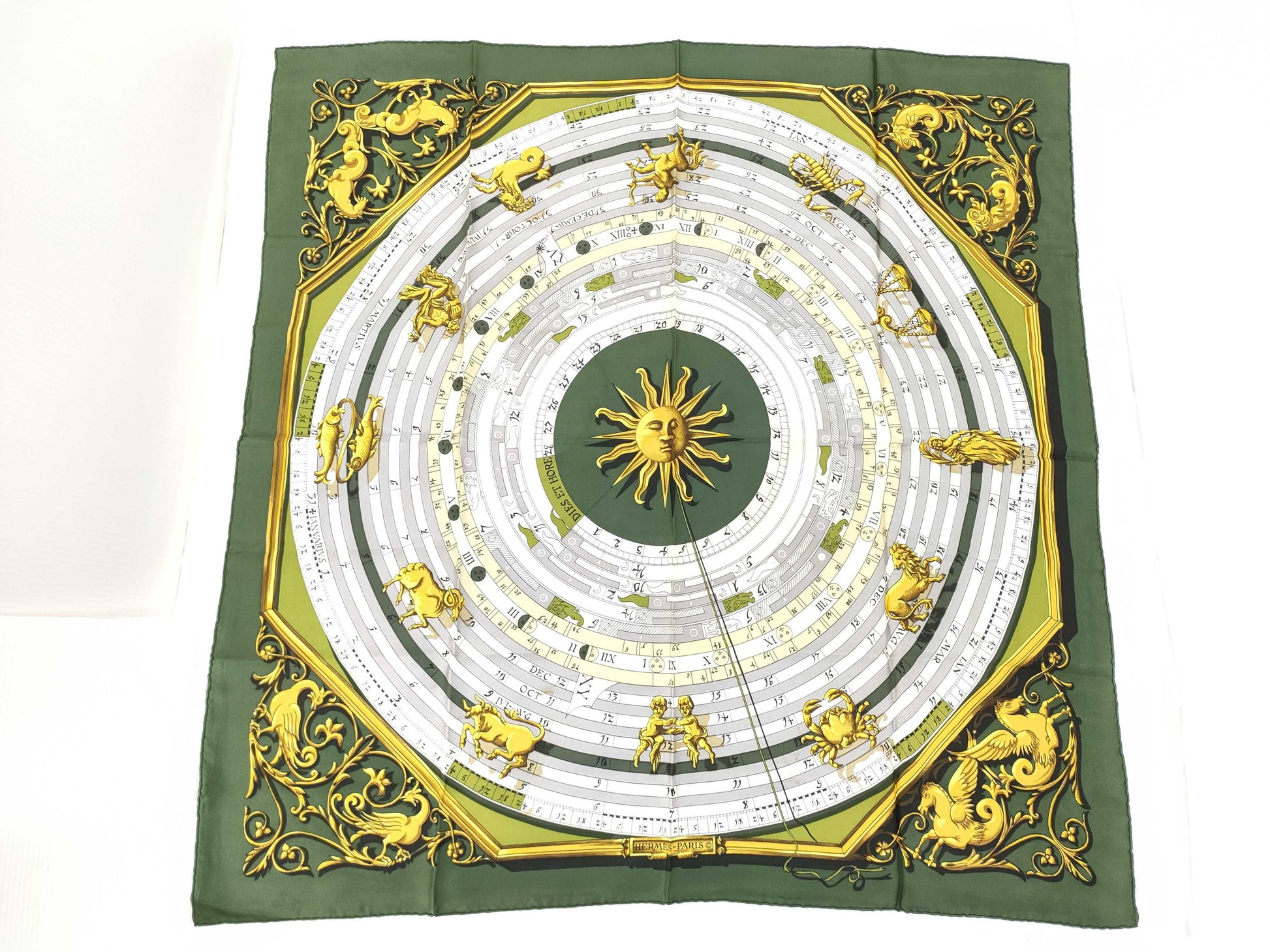 HERMES Carré HERMES Hermes Carré 90 Astrology Scarf