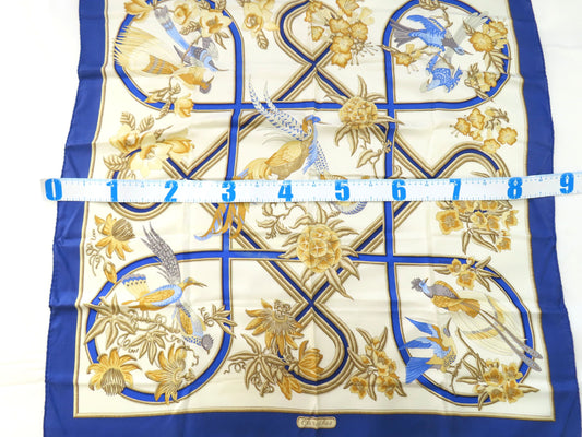 HERMES HERMES Carré 90 Caribbean Bird Scarf